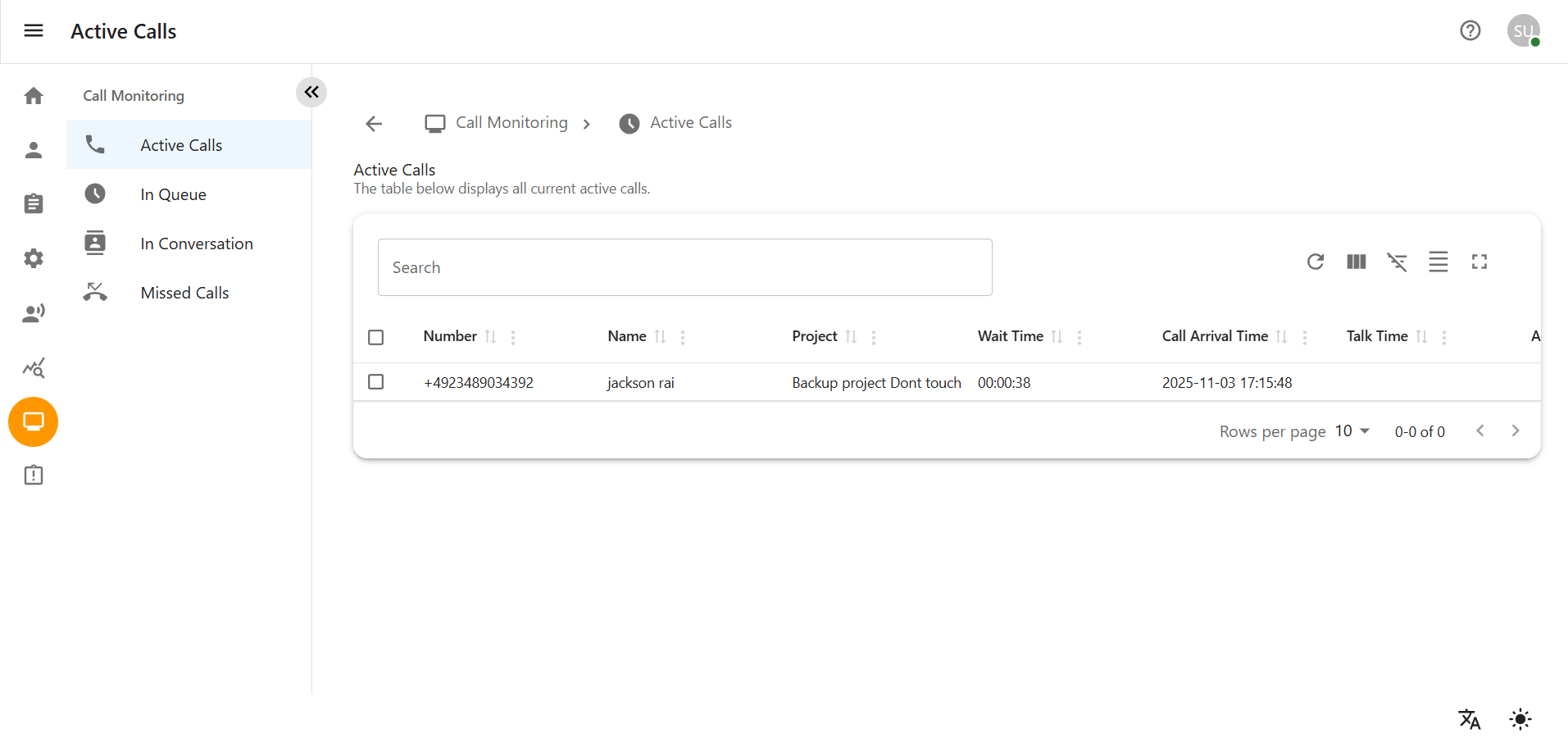Notice Management Page