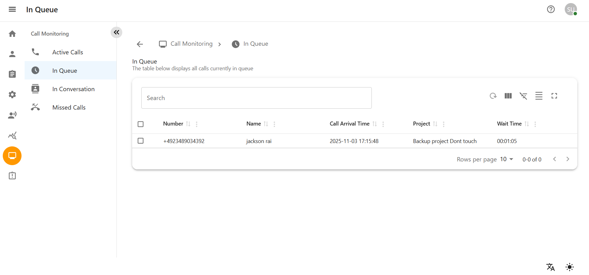 Notice Management Page