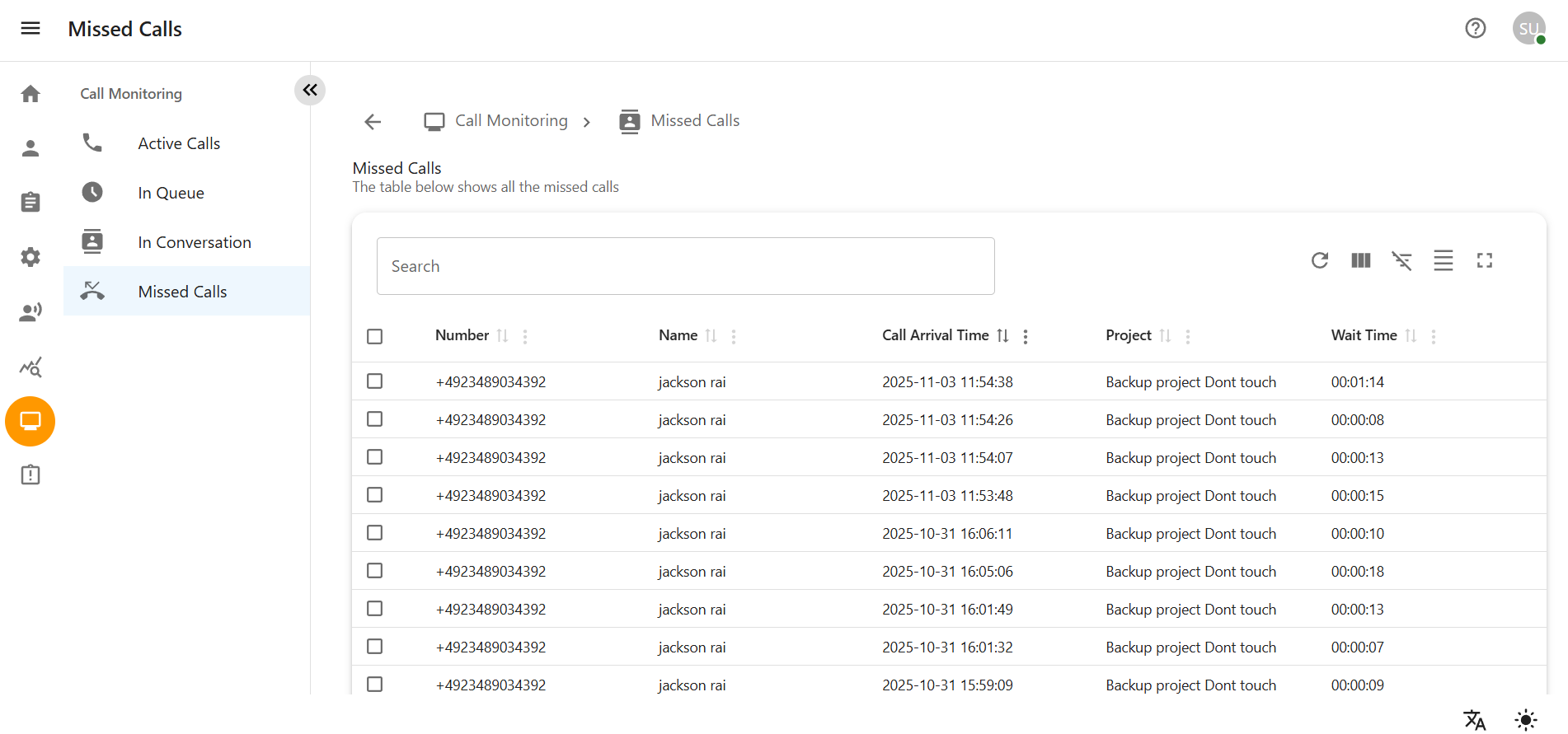 Notice Management Page